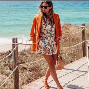 NWT 2 piece Zara Floral Flowy Set Top & Short